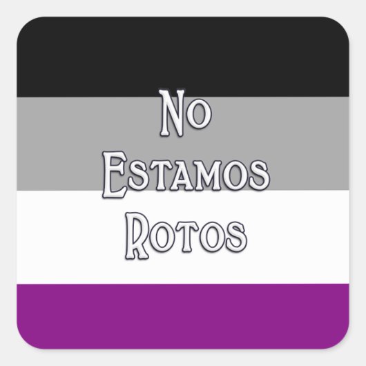 Ace No Estamos... Sticker carré (Devant)