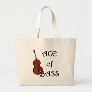 Ace of Bass Grote Tote Bag