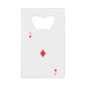 Ace of Diamonds Kredietkaart Flessenopener (Voorkant)