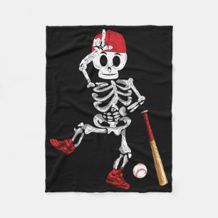 Ace of Hearts Blackjack Kaarten Halloween Matching Fleece Deken