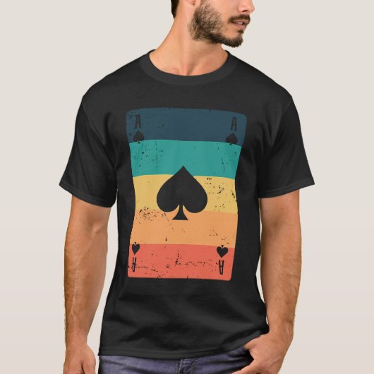 Ace of Poker or Skat Card Game Game T-shirt (Voorkant)