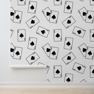 Ace of Spades Casino Gokken Behang