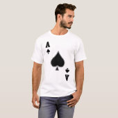 Ace of Spades  Cotton Poly Blend Apparel Fo T-shirt (Voorkant volledig)