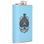 Ace of Spades Crest — Crowned Filigree Heupfles (Rechts)