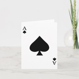 Ace of spades Deck of Cards Halloween Costume Kaart
