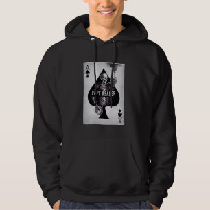 Ace of Spades Dope Dealer - Funny Vintage Old Scho Hoodie