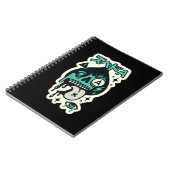 Ace of Spades — Drip-Skull Katakana Notitieboek (Linkerzijde)