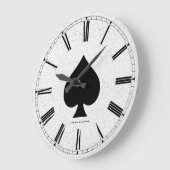 Ace of Spades Large Wall Clock Grote Klok (Hoek)
