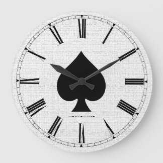 Ace of Spades Large Wall Clock Grote Klok