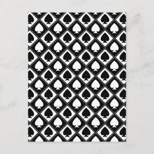 Ace of Spades Motif Briefkaart