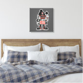 Ace of Spades Street Mascot - Pro Grind Edition Canvas Afdruk (Insitu (Slaapkamer))