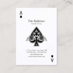 Ace of Spades Visitekaartje
