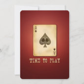 Ace Poker B’day Party of Tournament Kaart (Voorkant)