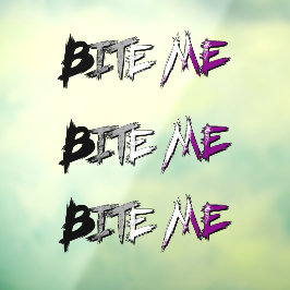 Ace Pride Bijt Me Raamsticker