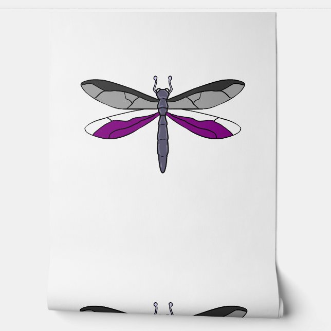 Ace Pride Dragonfly Behang (Afrollen)