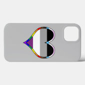 Ace Pride Heart Hoesje-Mate iPhone Case (Achterkant (horizontaal))