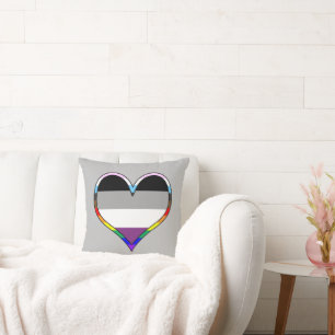 Ace Pride Heart Sierkussen