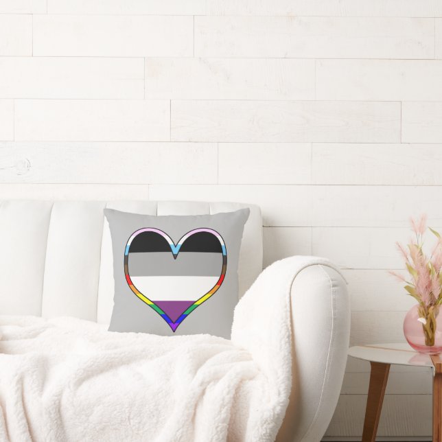 Ace Pride Heart Sierkussen (Bank)