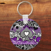 Ace Pride Krabbel Sleutelhanger (Achterkant)