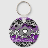 Ace Pride Krabbel Sleutelhanger (Achterkant)