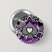 Ace Pride Squiggle Ronde Button 5,7 Cm (Voorkant /achterkant)