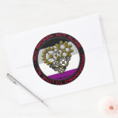 Ace Robot Pride Ronde Sticker (Envelop)