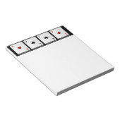 Ace-speelkaarten Notitieblok (Schuin)