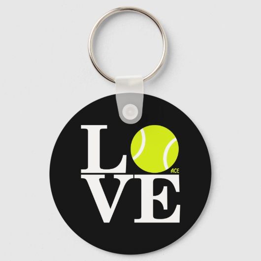 Ace Tennis LOVE Sleutelhanger (Voorkant)