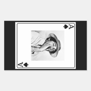ACE van SPADES Rechthoekige Sticker
