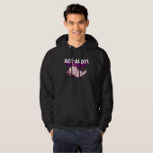 Acealotl Ace Alotl Asexual Pride Axolotl Hoodie (Voorkant volledig)
