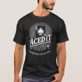 Aced IT Afstuderen Class met uw schoolnaam T-shirt (Voorkant)