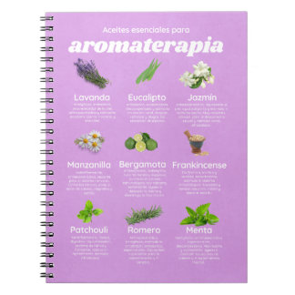 Aceites esenciales aromaterapia español lavanda notitieboek