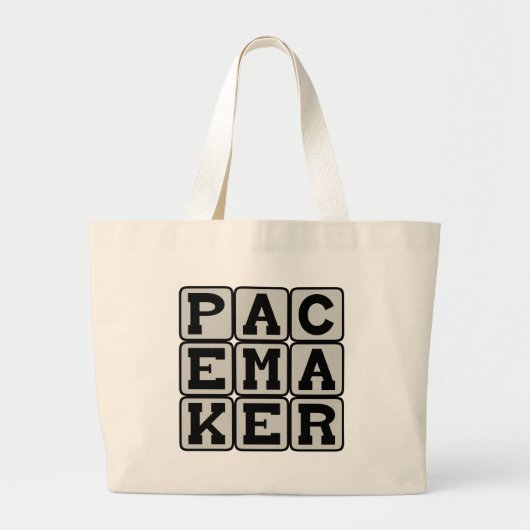 acemaker, harthulp grote tote bag (Voorkant)