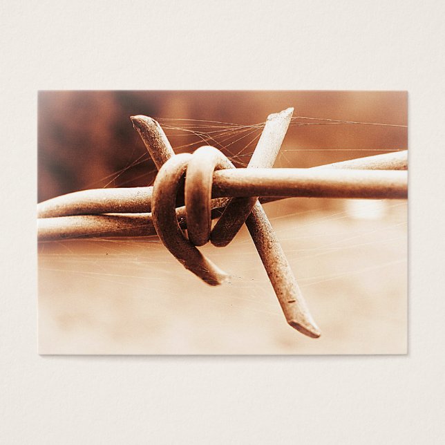 ACEO Sepia Barbed Wire Close (Devant)