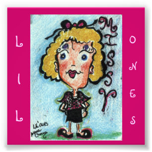 ACEO-tekenfilm "Lil Ones". "Missy" Foto Afdruk