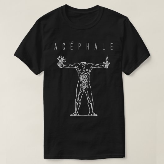 Acephale Bataille Klossowski Callois T-shirt (Design voorkant)