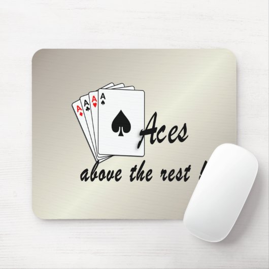 Aces boven de Rest Gold Muismat (Met muis)