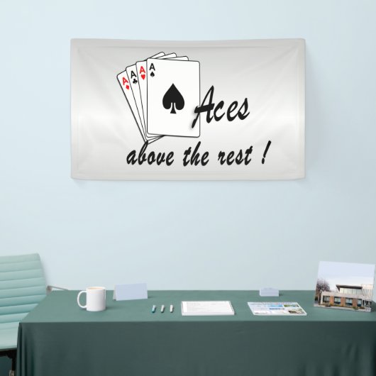 Aces boven de Rest Silver Spandoek (Beurs)