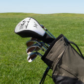 Aces boven het Rest Initiaal Silver Golfheadcover (Insitu)