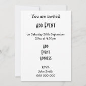 Aces Design Poker Party Kaart (Achterkant)