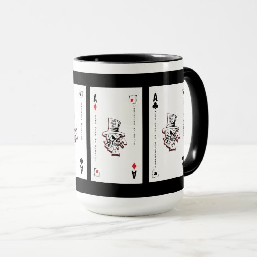 Aces High 4 As Mug (Devant droit)