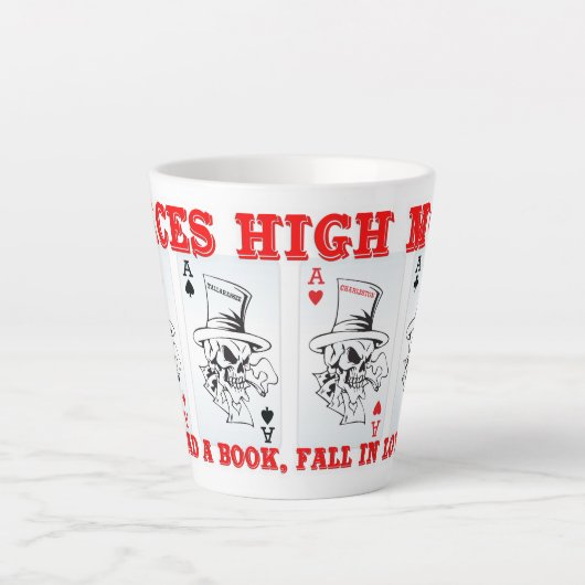 Aces High MC Latte Mok (Voorkant)
