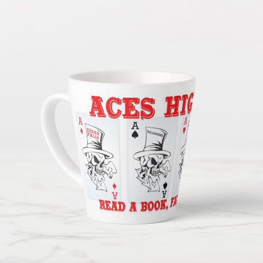Aces High MC Latte Mug (Angle gauche)
