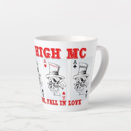 Aces High MC Latte Mug (Angle droit)