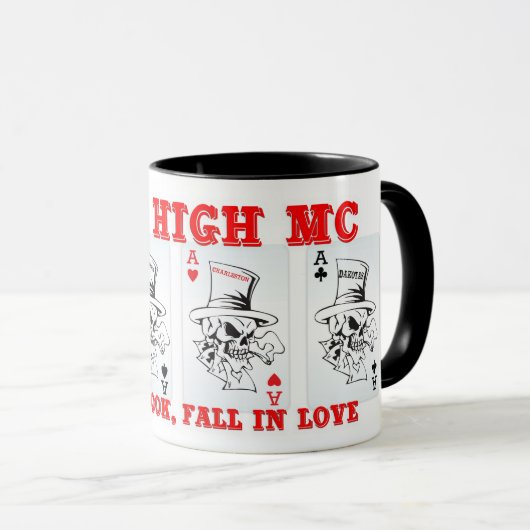 Aces High MC Mug (noir) (Devant droit)