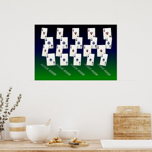 Aces High Poster (Keuken)