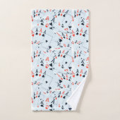 Aces in een gelaagd patroon, bad handdoek (Handdoek)