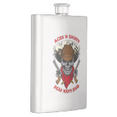 Aces N Eight Dead Man Hand Cowboy Skull Flacon (Rechts)