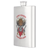 Aces N Eight Dead Man Hand Cowboy Skull Flacon (Links)