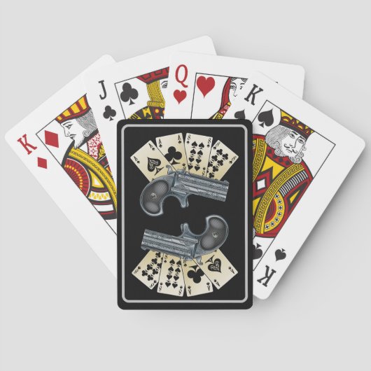 Aces N Eight Dead Man Hand Derringer Pokerkaarten (Achterkant)